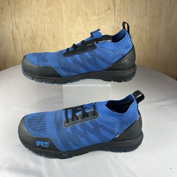 Timberland PRO Radius Men's 10 Slip-On Safety Toe Knit Work Shoes Composite Toe - Picture 2 of 16